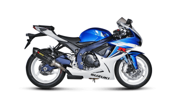Akrapovic Slip-on Line Carbon Einddemper met E-keur Suzuki GSX-R 600 2011 - 2017